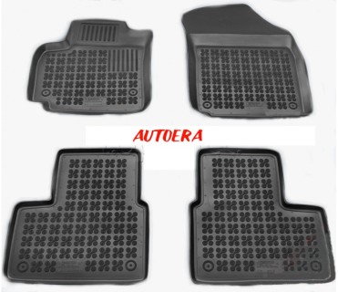 Rubber floor mat  set  Nissasn Qashqai (2007-2014) with edges