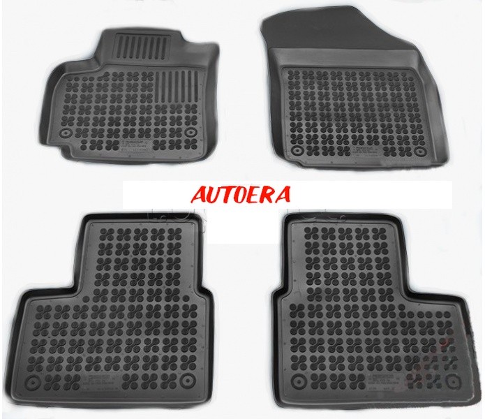 Rubber floor mat  set  Nissasn Qashqai (2007-2014) with edges