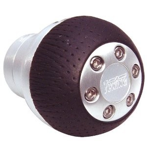 Gearbox knob, alum/black