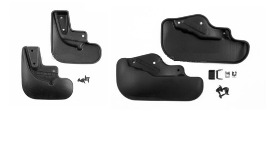 Rubber mudflaps set for VW T6 (2015-2023)