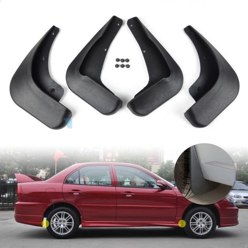 Mud flaps set Mitsubishi Lancer (2003-2007)