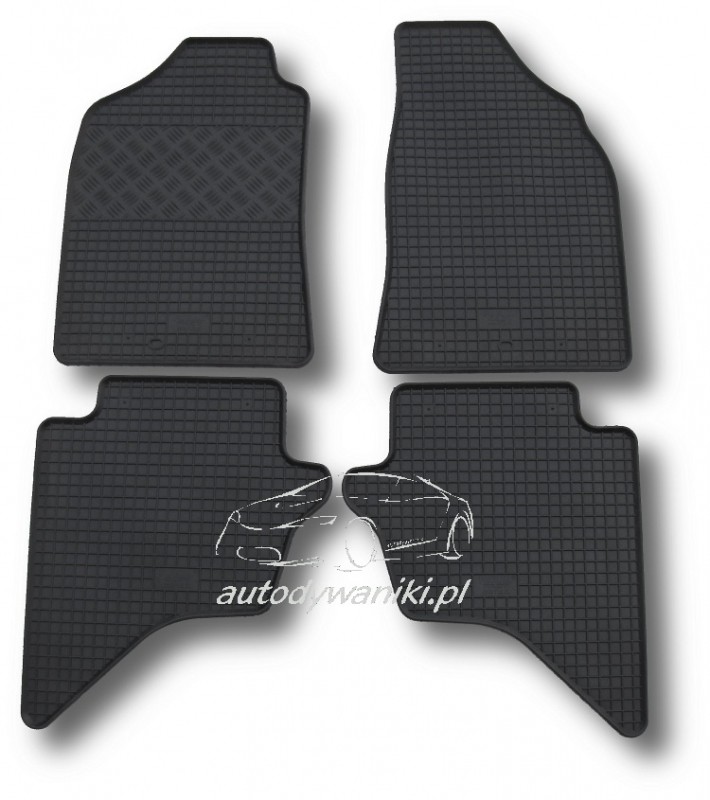 Rubber floor mat set Ford Ranger (2007-)