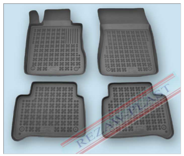 Rubber floor mat set Mercedes E-class W211 (2002-2009)/CLS W219 (2003-2010) 