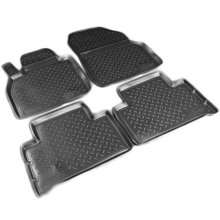 Rubber floor mat set Mercedes E-class W211 (2002-2009)/CLS W219 (2003-2010) 