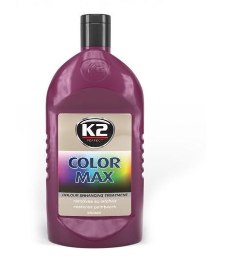 Bordo color car polish - K2 Perfect COLOR MAX, 500ml.  