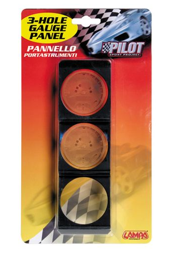 3 Holes gauge panel (52 mm)