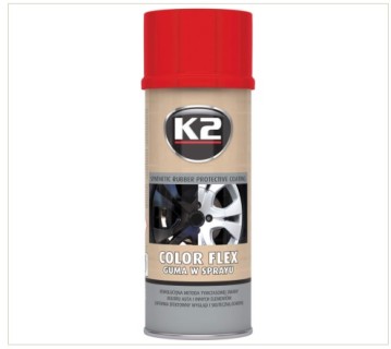 Red color rubber-type paint - K2 Plasti Dip, 400ml.