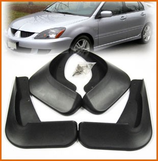 Mud flaps set Mitsubishi Lancer (2007-2012)