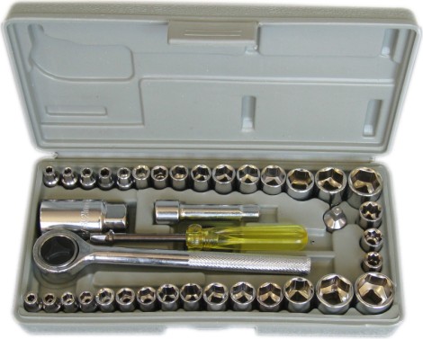 40pcs SOCKET SET 1/4