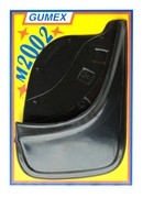 Rear mudflap set, rubber 