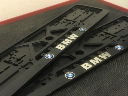2pcs x 3D number plate holder - BMW  