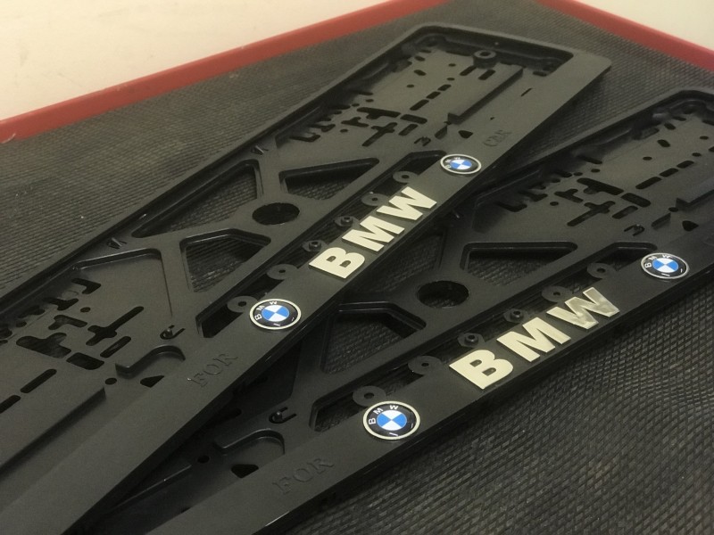 2pcs x 3D number plate holder - BMW  