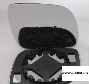 Mirror glass insert Audi/VW, curved, right