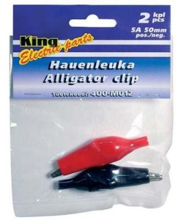 Battery clamp set, 5A, 12V