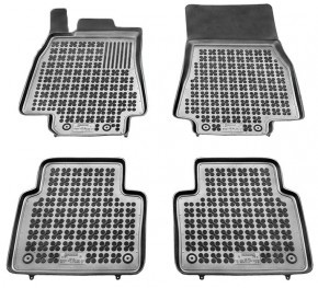 Rubber floor mat  set Mercedes-Benz B-class W245 (2004-2011) with edges