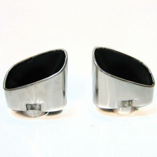 Muffler pipe end, 2pcs. for VW Touareg 2.5Tdi / BMW E70 3.0D