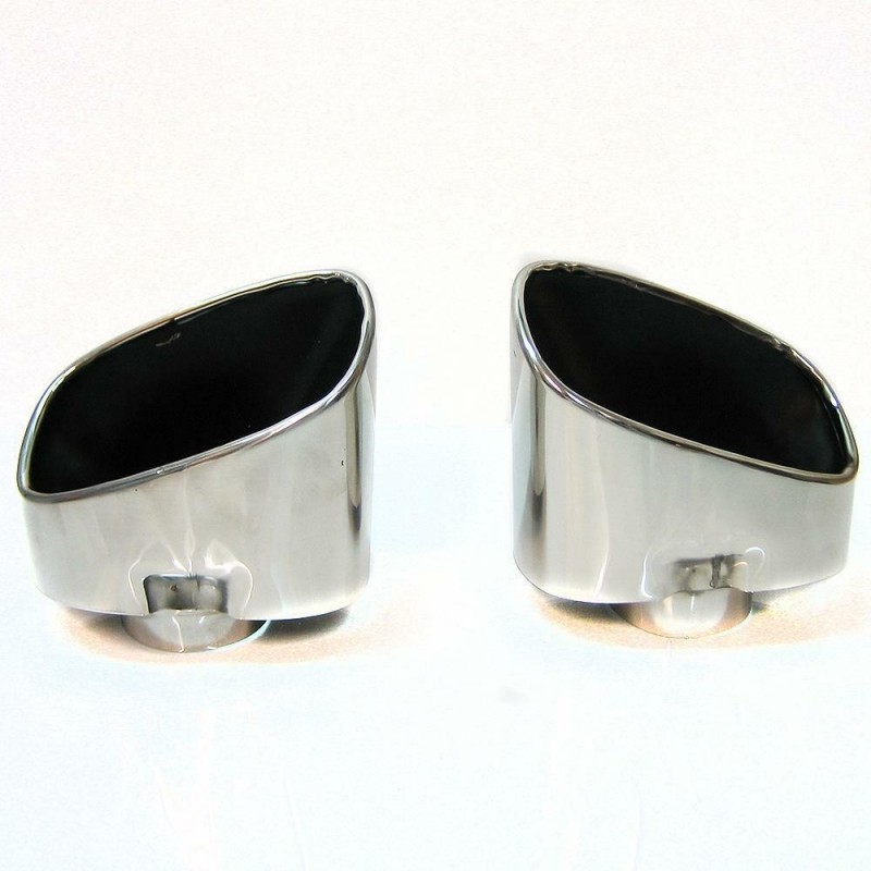 Muffler pipe end, 2pcs. for VW Touareg 2.5Tdi / BMW E70 3.0D