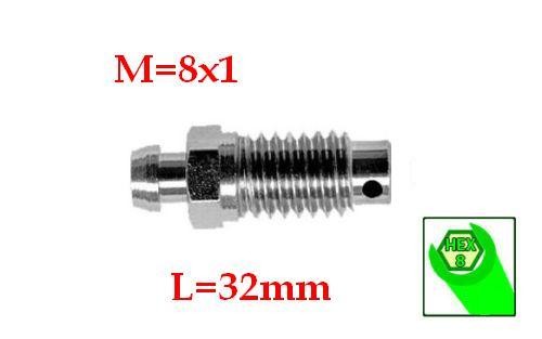 BLEEDER NIPPLE SCREW (BRAKE CALIPER DRUM OR CLUTCH)