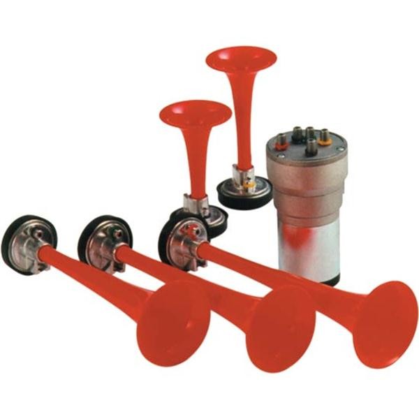 Musical style air horns (5 horns), 12V 