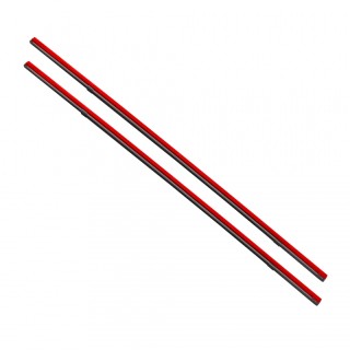 Silicone wiperblade refill set red, 61cm