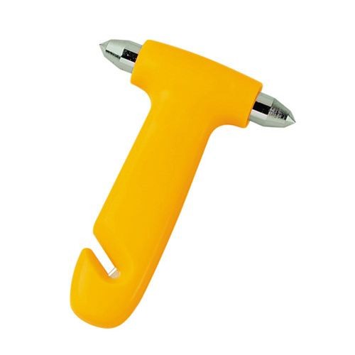 Emergency hammer with knife