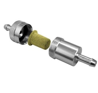 Power, aluminium fuel filter, 6/8mm