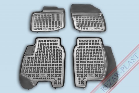 Rubber floor mats set Honda Civic  (2014-), with edges