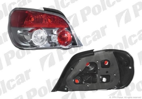 Rear tail light Subaru Impreza (2005-2007), left side, chrome 