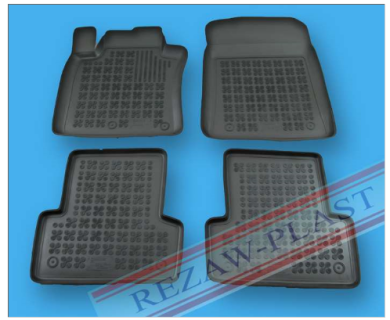 Rubber floor mat  set Renault Modus (2004-) with edges