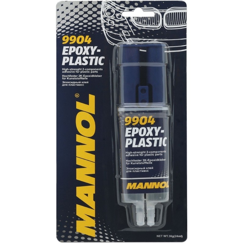 Two compound glue for plastic - Mannol Epoxy-Plastic, 30gr.