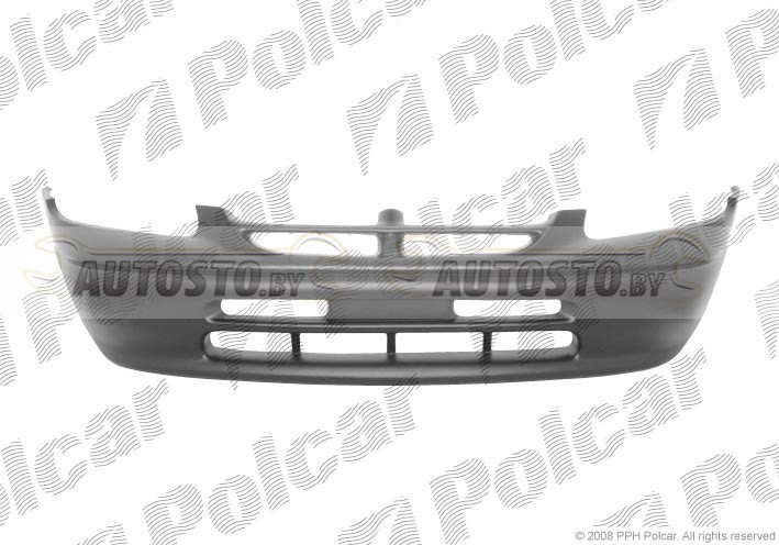 Front bumper Chrysler Voyager (1996-2000)/Dodge Caravan (1996-2000)
