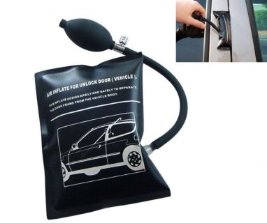 Emmergency  door opening (inflating bag)