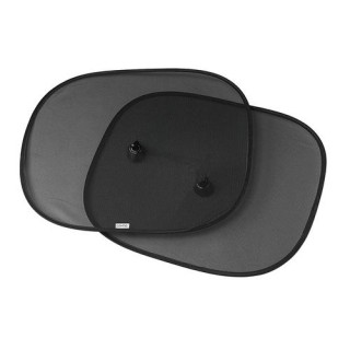Molly, set of 2 black polyester sunshades - 35x45 cm