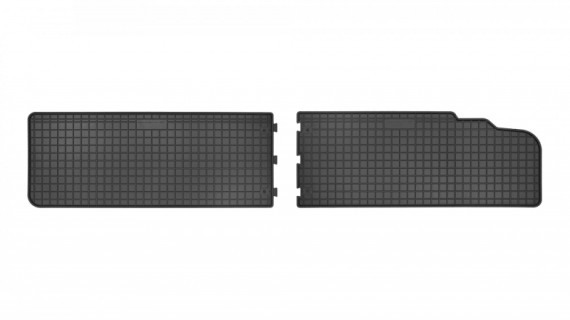 Rubber floor mats set Opel Vivaro (2001-2014)/Renault Trafic (2001-2014)