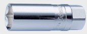 Spark plug wrench 1/2", 16mm 