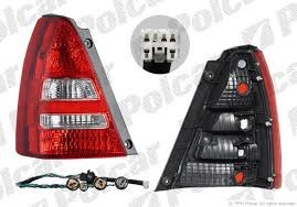 Rear tail light  Subaru Forester (2003-2005), left side