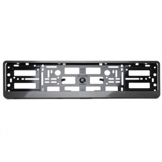 Number plate holder, carbon imitation