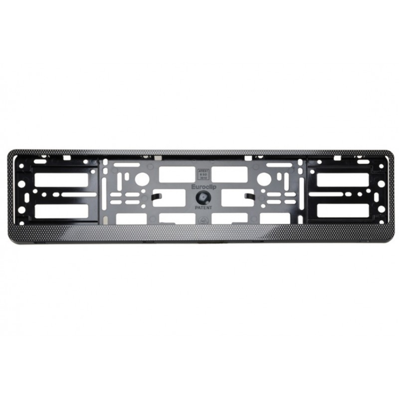 Number plate holder, carbon imitation