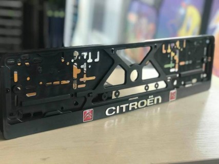 3D number plate holder - CITROEN