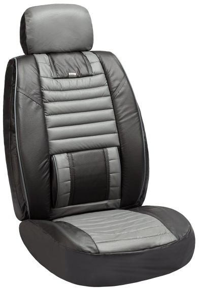 Leather imitation car seat cover set with zippers
