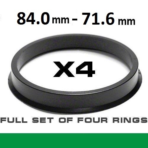 Wheel hub centring ring d-84.0->71.6mm