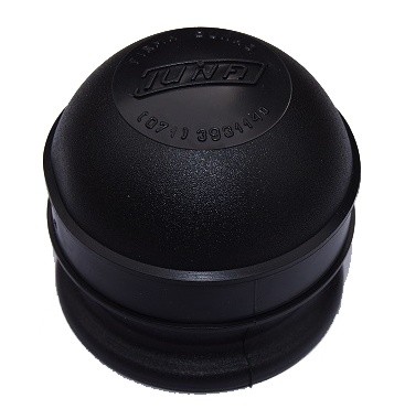 Hard rubber PVC tow-ball cover, black 