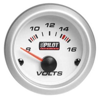 Voltmeter - Ø 2” (52 mm) - Blue-Light