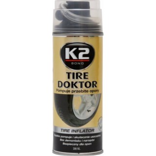 TYRE REPAIR KIT - K2 TIRE DOKTOR, 400ml.