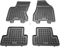 Rubber floor mats set Nissan X-Trail (2007-2013), with edges