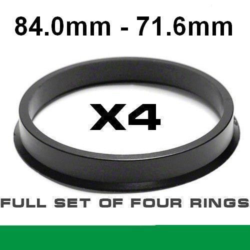 Wheel hub centring ring 84.0mm - 71.6mm