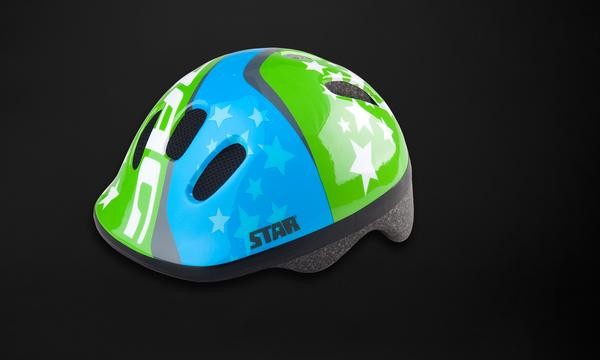 Kids bicycle helmet DRAG S-XS white/green
