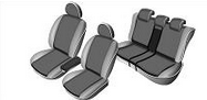 Seat cover set Nissan Pathfinder (2005-2010)