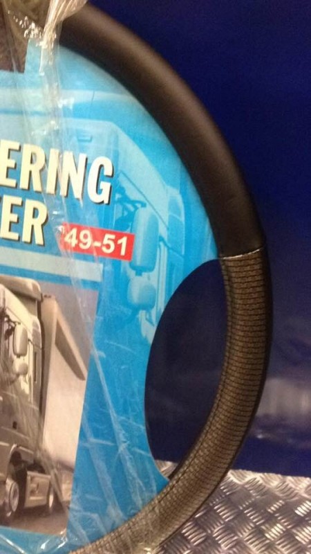Steering wheel cover BUS/JEEP/TRUCK, Ø49-51cm