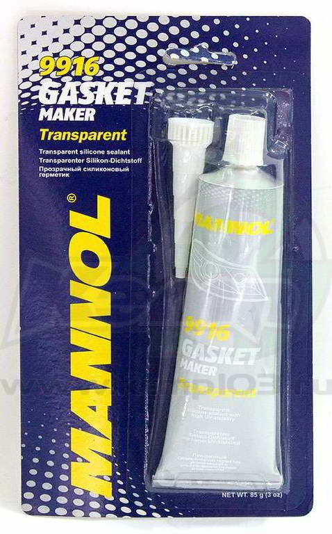 Mannol Clear silicone sealant, 85g.